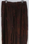 MUTEDANCE embroidered printed and dyed trousers MD21SS46